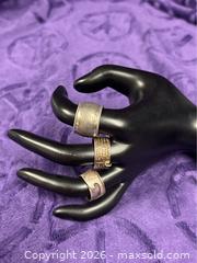 MaxSold Auction: 3 X Sterling Silver .925  Rings      - Idaho Springs (Colorado, USA) PARTNER MANAGED Estate Sale Online Auction - Idaho Street