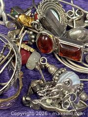 MaxSold Auction: Sterling Silver .925  1.02 OZ. SCRAP Single Earrings  All Marked .925 or Sterling - Idaho Springs (Colorado, USA) PARTNER MANAGED Estate Sale Online Auction - Idaho Street