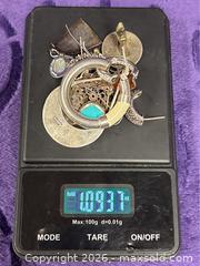 MaxSold Auction: Sterling Silver .925  1.09 OZ. SCRAP Single Earrings   - Idaho Springs (Colorado, USA) PARTNER MANAGED Estate Sale Online Auction - Idaho Street