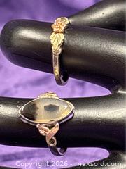 MaxSold Auction: Sterling Silver .925  2X   Rings W/ 12k  Gold /10k GF - Idaho Springs (Colorado, USA) PARTNER MANAGED Estate Sale Online Auction - Idaho Street