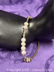 MaxSold Auction: Sterling Silver .925 3 Bracelets Silpada leather & Pearl Sterling turquoise findings - Idaho Springs (Colorado, USA) PARTNER MANAGED Estate Sale Online Auction - Idaho Street