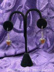 MaxSold Auction: Sterling Silver .925   AMBER Necklace & Earrings - Idaho Springs (Colorado, USA) PARTNER MANAGED Estate Sale Online Auction - Idaho Street