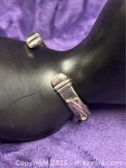 MaxSold Auction: Sterling Silver .925 Cuff Bracelet “Until There's A Cure” Breast Cancer - Idaho Springs (Colorado, USA) PARTNER MANAGED Estate Sale Online Auction - Idaho Street