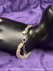 MaxSold Auction:  Sterling Silver 925 Dyadema Liquid Silver Bracelet  7"-8"   12.91 grams  - Idaho Springs (Colorado, USA) PARTNER MANAGED Estate Sale Online Auction - Idaho Street