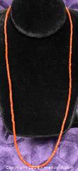 MaxSold Auction: Sterling Silver .925   Indigenous  American Red Coral Beaded Necklace  - Idaho Springs (Colorado, USA) PARTNER MANAGED Estate Sale Online Auction - Idaho Street