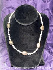 MaxSold Auction: Sterling Silver 925  Michelle Cappelli Pearl & Silver Beaded Necklace - Idaho Springs (Colorado, USA) PARTNER MANAGED Estate Sale Online Auction - Idaho Street