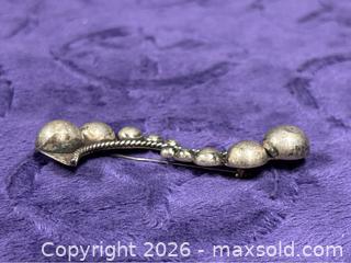 MaxSold Auction:  Sterling Silver .925 RARE VINTAGE CARMEN BEKMANN SIGNED STERLING SILVER MODERNIST BROOCH 925 - Idaho Springs (Colorado, USA) PARTNER MANAGED Estate Sale Online Auction - Idaho Street