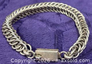 MaxSold Auction: Sterling Silver .925 TAXCO 8" Braided link Bracelet  33.2g   - Idaho Springs (Colorado, USA) PARTNER MANAGED Estate Sale Online Auction - Idaho Street