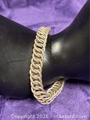 MaxSold Auction: Sterling Silver .925 TAXCO 8" Braided link Bracelet  33.2g   - Idaho Springs (Colorado, USA) PARTNER MANAGED Estate Sale Online Auction - Idaho Street