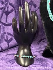 MaxSold Auction: Sterling Silver .925  Turquoise Native  Necklace & Bracelet  - Idaho Springs (Colorado, USA) PARTNER MANAGED Estate Sale Online Auction - Idaho Street