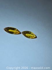 MaxSold Auction: Beautiful gokden yellow ceylon sapphire pair - Hamilton (Ontario, Canada) PARTNER MANAGED Reseller Online Auction - Mohawk Road West