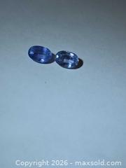 MaxSold Auction: High quality natural blue sapphire pair  - Hamilton (Ontario, Canada) PARTNER MANAGED Reseller Online Auction - Mohawk Road West