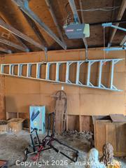 MaxSold Auction: 12' Folding Ladder - Sparks Glencoe (Maryland, USA) PARTNER MANAGED Downsizing Online Auction - Sparks Station Road