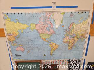 MaxSold Auction: Chalk Board, Floor Globe, World Map, Crafts & More - Sparks Glencoe (Maryland, USA) PARTNER MANAGED Downsizing Online Auction - Sparks Station Road