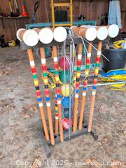MaxSold Auction: Croquet Set - Sparks Glencoe (Maryland, USA) PARTNER MANAGED Downsizing Online Auction - Sparks Station Road