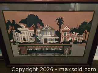 MaxSold Auction: Lot of 4 Framed Art Prints, Includes Patti Harris Googe Serigraph - Sparks Glencoe (Maryland, USA) PARTNER MANAGED Downsizing Online Auction - Sparks Station Road