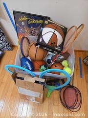 MaxSold Auction: Mixed Sports Equipment Lot with Balls, Racquets & Accessories - Sparks Glencoe (Maryland, USA) PARTNER MANAGED Downsizing Online Auction - Sparks Station Road