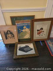 MaxSold Auction: Set of 4 Vintage Illustration Art Prints - Sparks Glencoe (Maryland, USA) PARTNER MANAGED Downsizing Online Auction - Sparks Station Road