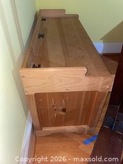 MaxSold Auction: Storage Bench in Natural Light 40x15x21 - Sparks Glencoe (Maryland, USA) PARTNER MANAGED Downsizing Online Auction - Sparks Station Road