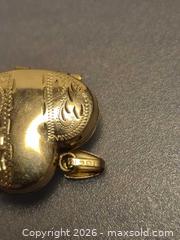 MaxSold Auction: 10K Yellow Gold Locket Pendant 3.0 g - Toronto (Ontario, Canada) PARTNER MANAGED Estate Sale Online Auction - Cobden Street