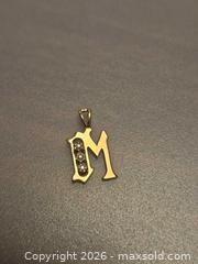 MaxSold Auction: 14K Yellow Gold Pendant with 3 Small Diamonds - Toronto (Ontario, Canada) PARTNER MANAGED Estate Sale Online Auction - Cobden