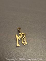 MaxSold Auction: 14K Yellow Gold Pendant with 3 Small Diamonds - Toronto (Ontario, Canada) PARTNER MANAGED Estate Sale Online Auction - Cobden