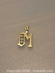 MaxSold Auction: 14K Yellow Gold Pendant with 3 Small Diamonds - Toronto (Ontario, Canada) PARTNER MANAGED Estate Sale Online Auction - Cobden