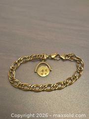 MaxSold Auction: Custom Made 14K Gold  Bracelet, 7 in - Toronto (Ontario, Canada) PARTNER MANAGED Estate Sale Online Auction - Cobden