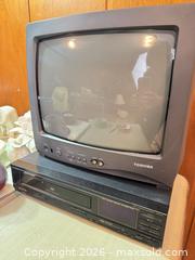 MaxSold Auction: Toshiba 13" CRT TV and Sanyo VHR-9100 VCR - Toronto (Ontario, Canada) PARTNER MANAGED Estate Sale Online Auction - Cobden Street