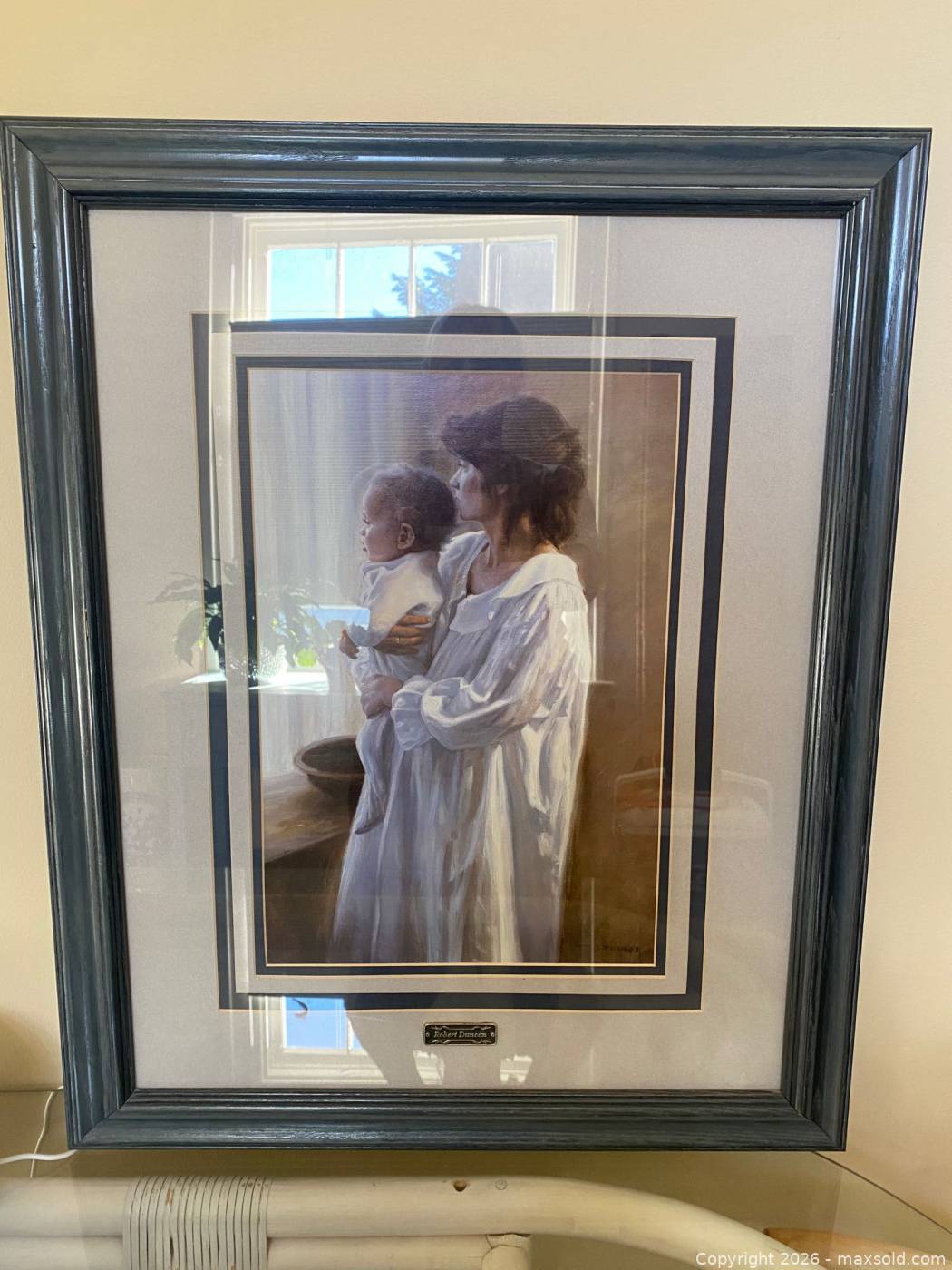 Robert Duncan 1987 Mother and Son framed print | Maxsold
