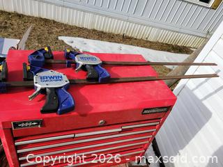 MaxSold Auction: 2 Irwin 45" Quick Grip Bar Clamps - East Zorra-Tavistock (Ontario, Canada) SELLER MANAGED Downsizing Online Auction - Highway 59 Lot 92