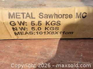 MaxSold Auction: 2 Mastercraft Metal Sawhorse's MIB NEW - East Zorra-Tavistock (Ontario, Canada) SELLER MANAGED Downsizing Online Auction - Highway 59 Lot 92