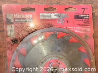 MaxSold Auction: 2 New Saw Blades Hickory & Dewalt - East Zorra-Tavistock (Ontario, Canada) SELLER MANAGED Downsizing Online Auction - Highway 59 Lot 92