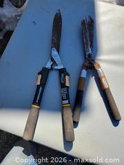 MaxSold Auction: 2 pairs of Hedge Trimmers Cutters - East Zorra-Tavistock (Ontario, Canada) SELLER MANAGED Downsizing Online Auction - Highway 59 Lot 92