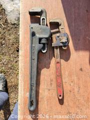 MaxSold Auction: 2 Pipe Wrenches Mastercraft - East Zorra-Tavistock (Ontario, Canada) SELLER MANAGED Downsizing Online Auction - Highway 59 Lot 92