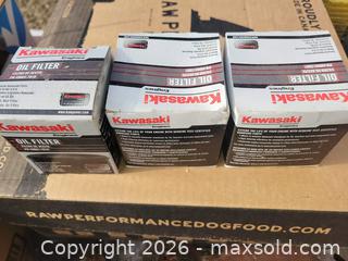 MaxSold Auction: 3 New in Box Kawasaki Oil Filters - East Zorra-Tavistock (Ontario, Canada) SELLER MANAGED Downsizing Online Auction - Highway 59 Lot 92