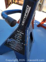 MaxSold Auction: 4 or 2 Sets of Car Jack Stands - East Zorra-Tavistock (Ontario, Canada) SELLER MANAGED Downsizing Online Auction - Highway 59 Lot 92