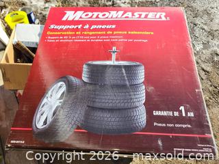 MaxSold Auction: Brand New in Box Motomaster Tire Stand - East Zorra-Tavistock (Ontario, Canada) SELLER MANAGED Downsizing Online Auction - Highway 59 Lot 92