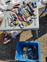 MaxSold Auction: Large Random Tool Lot & Recycle Bin - East Zorra-Tavistock (Ontario, Canada) SELLER MANAGED Downsizing Online Auction - Highway 59 Lot 92