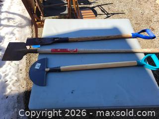 MaxSold Auction: lot of 3 Edger Ice chopper - East Zorra-Tavistock (Ontario, Canada) SELLER MANAGED Downsizing Online Auction - Highway 59 Lot 92