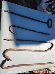 MaxSold Auction: Lot of Wrecking Bars & Hooks - East Zorra-Tavistock (Ontario, Canada) SELLER MANAGED Downsizing Online Auction - Highway 59 Lot 92