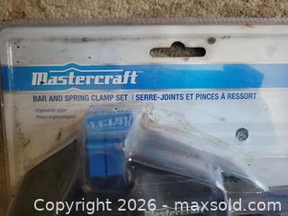MaxSold Auction: New in PKG Mastercraft 8pc Bar & Spring Clamp Set - East Zorra-Tavistock (Ontario, Canada) SELLER MANAGED Downsizing Online Auction - Highway 59 Lot 92