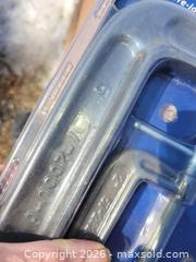 MaxSold Auction: New MIP Mastercraft 4pc C Clamp Set 2" & 5" - East Zorra-Tavistock (Ontario, Canada) SELLER MANAGED Downsizing Online Auction - Highway 59 Lot 92