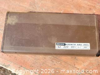 MaxSold Auction: New Simonds .0001 0-1 Micrometer - East Zorra-Tavistock (Ontario, Canada) SELLER MANAGED Downsizing Online Auction - Highway 59 Lot 92