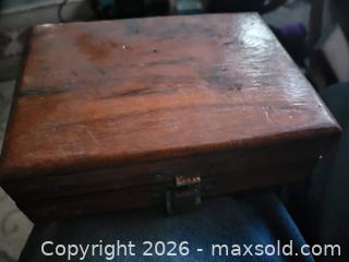 MaxSold Auction: Router Bits & Vintage Wood Box - East Zorra-Tavistock (Ontario, Canada) SELLER MANAGED Downsizing Online Auction - Highway 59 Lot 92