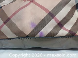 MaxSold Auction: Burberry Supernova Check Ashmore Coated Canvas & Patent Leather Tote Handbag  - Toronto (Ontario, Canada) PARTNER MANAGED Reseller Online Auction - Queen Street West