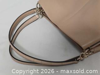 MaxSold Auction: Coach Phoebe Beige SUEDE & Leather Shoulder Handbag F38415 - Toronto (Ontario, Canada) PARTNER MANAGED Reseller Online Auction - Queen Street West