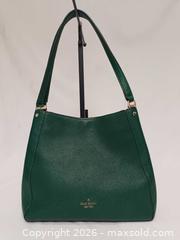 MaxSold Auction: Kate Spade NY Leila Medium Triple Compartments Shoulder Handbag  - Toronto (Ontario, Canada) PARTNER MANAGED Reseller Online Auction - Queen Street Wt.