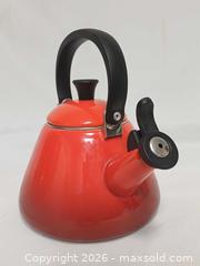 MaxSold Auction: Le Creuset Orange Kone Whistling Kettle - Toronto (Ontario, Canada) PARTNER MANAGED Reseller Online Auction - Queen Street West