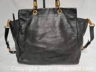 MaxSold Auction: Marc by Marc Jacob Black Leather 2Way Shoulder Handbag  - Toronto (Ontario, Canada) PARTNER MANAGED Reseller Online Auction - Queen Street West